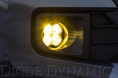 SS3 LED Fog Light Kit for 2011-2017 Lexus CT200h Yellow SAE Fog Pro w/ Backlight Diode Dynamics