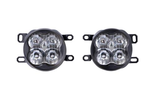 SS3 LED Fog Light Kit for 2010-2016 Toyota Sienna, Yellow SAE Fog Sport with Backlight