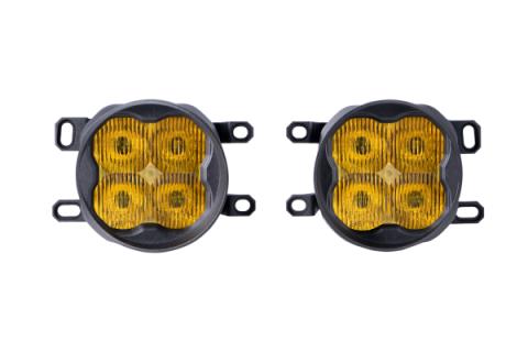 SS3 LED Fog Light Kit for 2010-2016 Toyota Sienna, Yellow SAE Fog Sport with Backlight