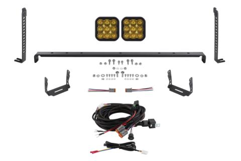 SS5 Stealth Grille LED 2-Pod Kit for 2014-2023 Toyota 4Runner, Pro Yellow Driving Diode Dynamics
