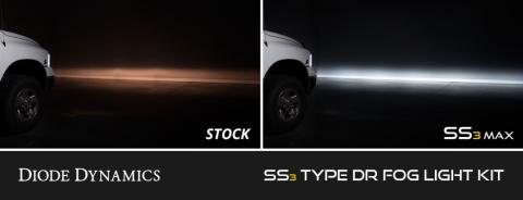 SS3 SAE/DOT Type DR Fog Light Kit Yellow (3000K) Sport (14.5 watts) Yellow SAE Fog Diode Dynamics