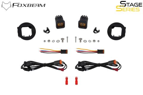 SSC1 SAE/DOT Type GBS Fog Light Kit Cool White (6000K) 3569 White SAE Fog Diode Dynamics