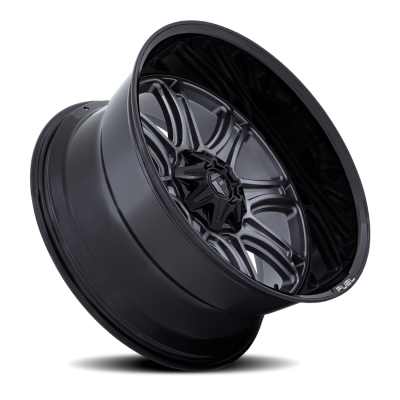 Aluminum Wheels 20X10 Darkstar FC853AB 5 On 114.3/5 On 127 Matte Gunmetal Gray/Black Lip 78.1 Bore -18 Offset Fuel Off Road Wheels