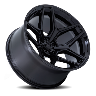 Aluminum Wheels 20X9 Flux 6 FC854BX 6 On 135 Gloss Black 87.1 Bore 1 Offset Fuel Off Road Wheels