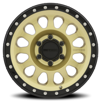 Aluminum Wheels 20x9 MR315 Bolt Pattern 6 On 135 Offset 18 Lip Size 2.13 Gold GD Black Street Loc Method