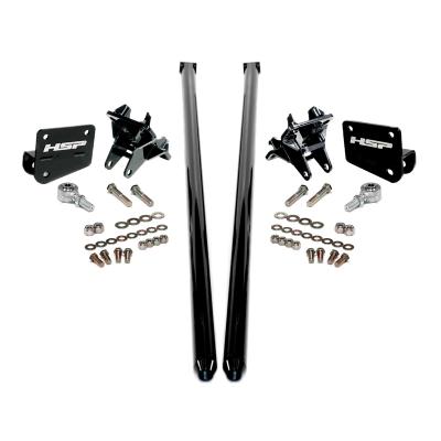 HSP Traction Bars For 2011-2017 Ford Powerstroke 6.7 Liter F250 F350 SRW Crew Cab Long Bed-Flag Red