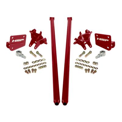 HSP Traction Bars For 2017.5-2022 Ford Powerstroke 6.7 Liter F250 (ECLB,CCSB)-Flag Red