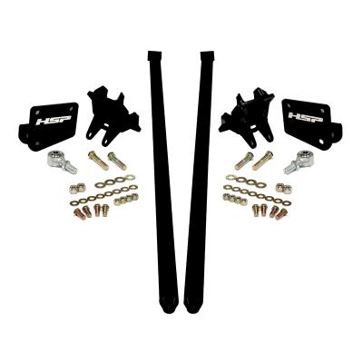 HSP Traction Bars For 2017.5-2022 Ford Powerstroke 6.7 Liter F250 Crew Cab Long Bed-Flag Red
