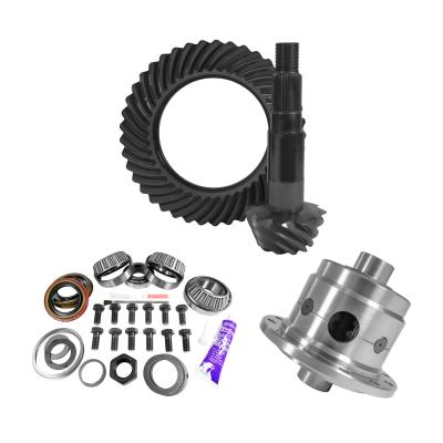 11.25 inch Dana 80 4.11 Rear Ring and Pinion Install Kit 35 Spline Positraction 4.375 inch BRG Yukon Gear &amp; Axle