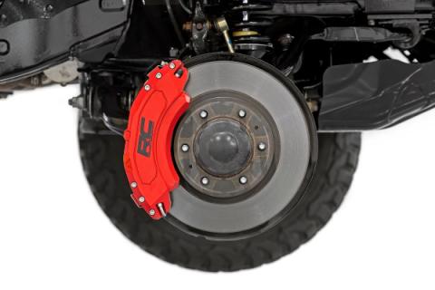 Caliper Covers Rear Red Chevy/GMC Sierra 1500 (19-25)/Silverado 1500 (19-26) Rough Country