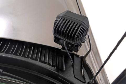 LED Light Kit Ditch Mount 2 Inch Spectrum Pair Spot Chevy Silverado 1500 (99-06)/Tahoe (00-06) Rough Country