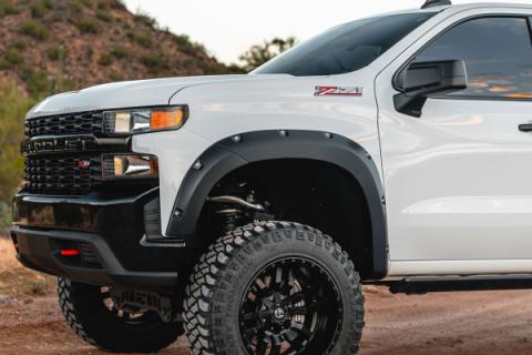 Fender Flares Sport G48 Redwood Chevy Silverado 1500 2WD/4WD (19-21) Rough Country