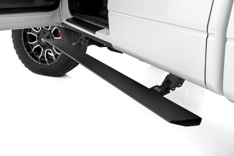 Power Running Boards Dual Electric Motor Crew Cab Ford F-150 (09-14) Rough Country