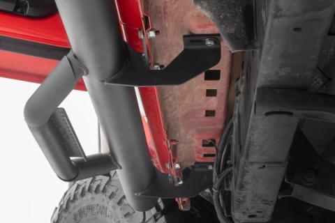 Nerf Steps Cab Length Crew Cab Jeep Gladiator JT 4WD (2020-2025) Rough Country