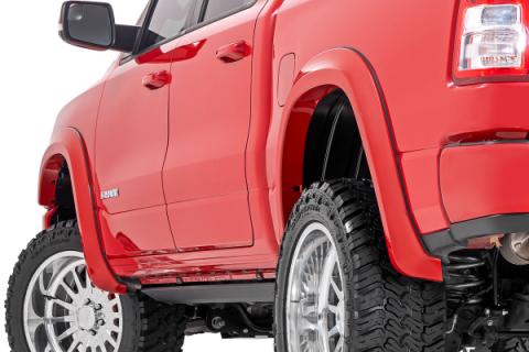 Sport Fender Flares PR4 Flame Red Ram 1500 2WD/4WD (2019-2024) Rough Country
