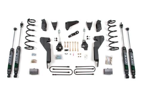 08 Dodge RAM 2500 6 Inch Lift Kit With 3.5 Inch Axle Gas With Nitro Shocks Zone Offroad