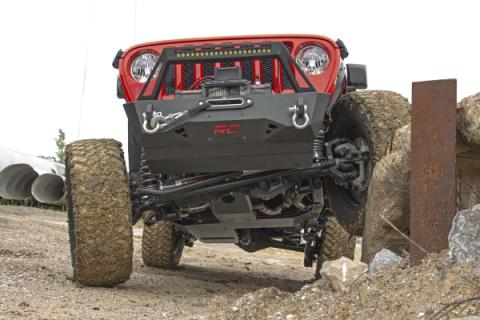 Jeep Engine + Transfer Case + Gas Tank Skid Plate System 18-20 JL Unlimited 3.6L Rough Country