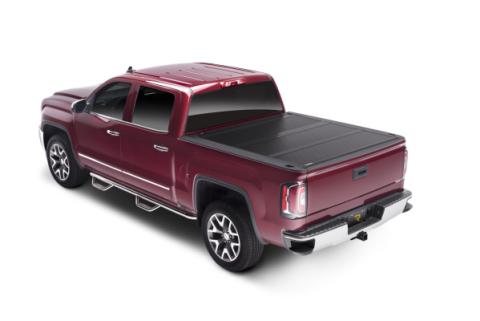 BAKFlip FiberMax Hard Folding Truck Bed Cover 2002-2018 (2019-2023 Classic) Ram 1500/2003-2024 2500/3500 8 Foot Bed without RamBox BAK