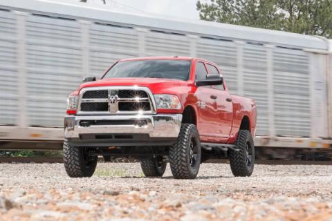 5 Inch Suspension Lift Kit Coil Spacers Radius Drops 14-18 RAM 2500 4WD Rough Country