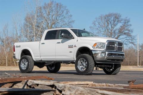 5.0 Inch Dodge Suspension Lift Kit Dual Rate Coil Springs Radius Arms 14-18 Ram 2500 4WD Diesel Rough Country