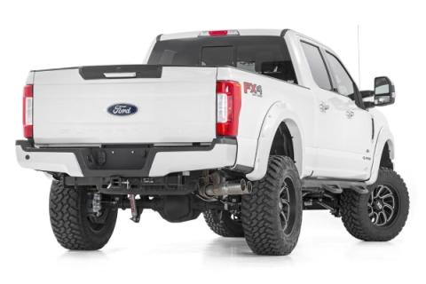 4.5 Inch Suspension Lift Kit 4 Inch Axle Diam w/V2 Shocks 17-19 F-250/350 4WD Diesel Rough Country