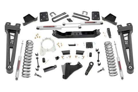 6 Inch Suspension Lift Kit w/Radius Arms 17-19 F-250/350 4WD Diesel 4 Inch Axle w/o Overloads Rough Country