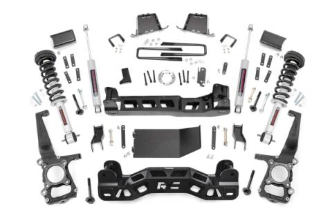 6 Inch Suspension Lift Kit Lifted Struts 14 F-150 4WD Rough Country