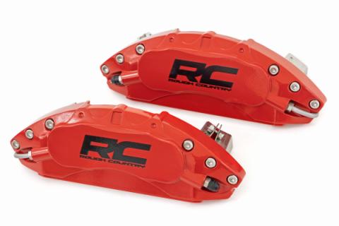Caliper Cover Red Toyota 4Runner 2WD/4WD 03-UP Rough Country