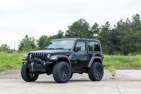 95 Series Wheel Machined One-Piece Gloss Black 20x10 5x5 -19mm Rough Country