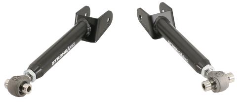 Rear Upper Strongarms For 1965-1970 Buick Full-Size Car Pair Of Adjustable Tubular Arms W/ R-JointsPowder Coated Satin Black Ridetech