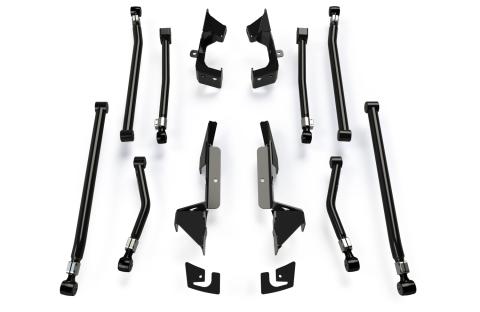 07-18 Wrangler JK Alpine Long Arm & Bracket Kit 8-Arm 3-6 Inch Lift TeraFlex