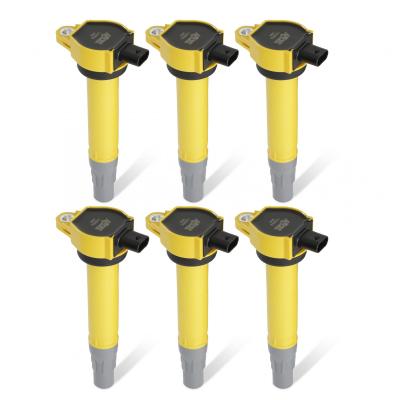 Direct Ignition Coil Kit Supercoil 2006-2011 Mopar 2.7/3.5/4.0L Yellow 6-Pack ACCEL