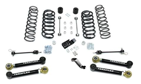 97-06 Jeep Wrangler TJ 4 Inch Suspension System w/ 4 Short Control Arms No Shocks TeraFlex