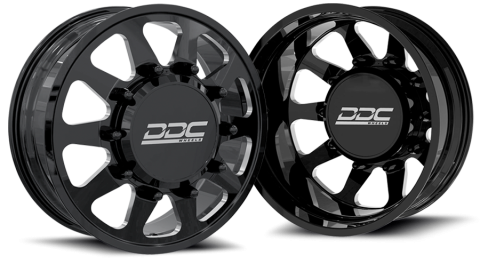Dually Wheels The Ten Forged 20x8.25 8x170 Black/Mill 99-04 Ford F-350 DDC Wheels