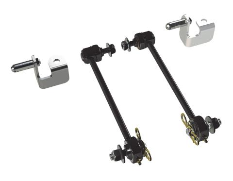 07-18 Wrangler JK 8.5 Inch Front Sway Bar Quick Disconnect Kit 0-2.5 Inch Lift TeraFlex