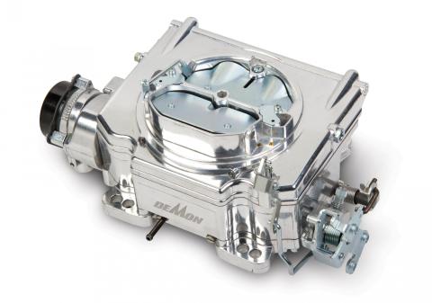Street Demon Carburetor Shiny/Shiny 625 Cfm Vacuum Secondaries Gasoline Demon Fuel Systems
