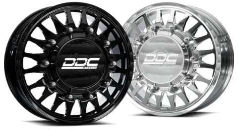 Dually Wheels The Spoke Forged 20x8.25 10x225 Gloss Black 05-10 Ford 15-25 F-450/F-550 Dodge Ram 08-25 4500/5500 DDC Wheels