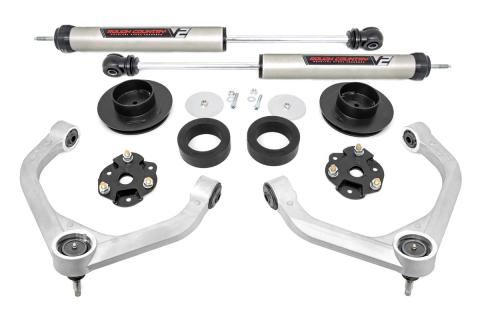 3.5 Inch Ram Bolt-On Lift Kit w/ Rear V2 Shocks 19-23 Ram 1500 4WD Rough Country