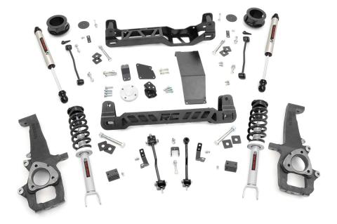 RAM 1500 4 Inch Suspension Lift Kit N3 Struts w/V2 Shocks For 12-23 RAM 1500 4WD Rough Country
