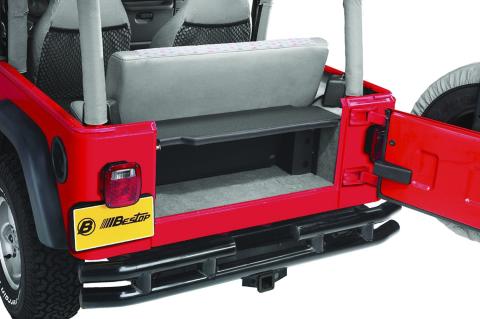 Jeep Instatrunk Modular Kit For Jeep 1997-2006 Wrangler TJ Black Textured Kit Bestop