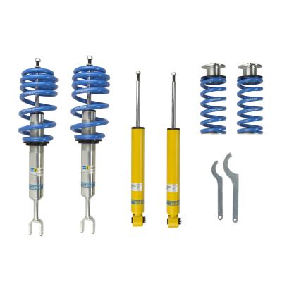Suspension Kit Audi A4 2009-2002, A4 Quattro 2009-2002 Monotube Front Lowered Height 30-60mm, up to 1250kg Axle Load Rear Lowered Height 20-50mm, up to 1170kg Axle Load B14 (PSS) Bilstein