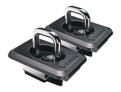 Raised Fit Retractable Tie-Down Anchors 2009+ Dodge RAM 1500/2500/3500 '14 -19 Toyota Tundra CrewMax 22'+ Hyundai Santa Cruz Bullring