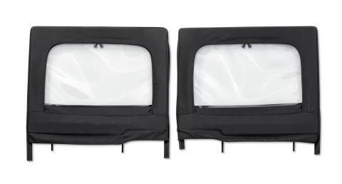 Element Upper Doors Jeep '20-26 Gladiator '18-26 Wrangler JL 4-Door Rear Black Diamond Bestop