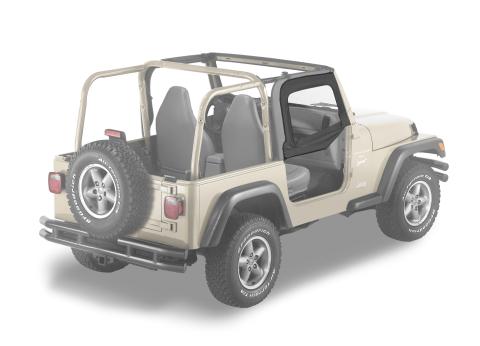 Half Doors Jeep 1997-2006 Wrangler TJ Black Denim Bestop