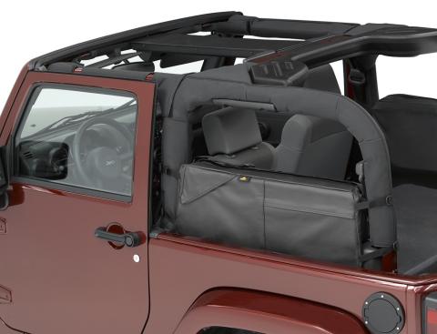RoughRider Saddlebag/Duffle Jeep '07-18 Wrangler JK '18-26 JL 2-Door Bestop