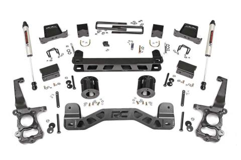6 Inch Suspension Lift Kit w/V2 Shocks 11-14 F-150 Rough Country