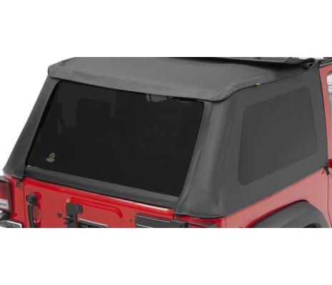 Window Replacement Set For Jeep 2007-2018 Wrangler JK 2 Door Fits Trektop 56822 Black Diamond Bestop