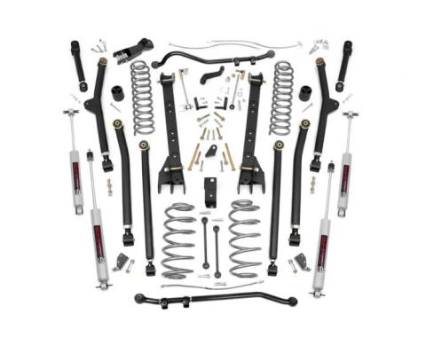 4 Inch Jeep Long Arm Suspension Lift Kit 04-06 Wrangler Unlimited TJ Rough Country