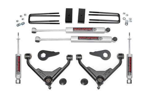 3 Inch Suspension Lift Kit 01-10 2500/ 3500 PU/SUV 2WD/4WD FT RPO Rough Country