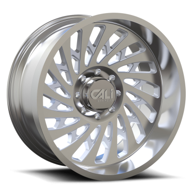 Cast Aluminum Wheels Switchback 9108 PO 24x12 Polished 5 On 139.7 Bolt Pattern -51 Offset Cali Offroad Wheels